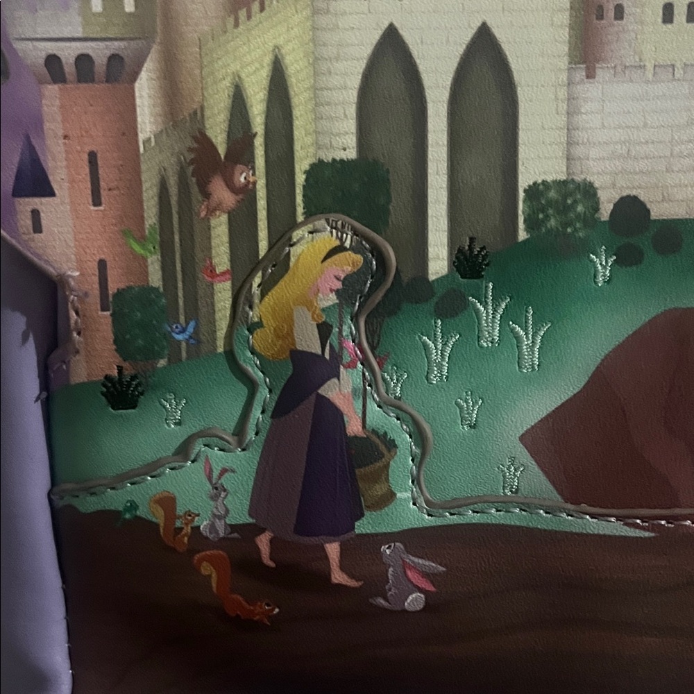 Loungefly Disney Sleeping Beauty Backpack - Purple and Blue - Picture 3 of 7